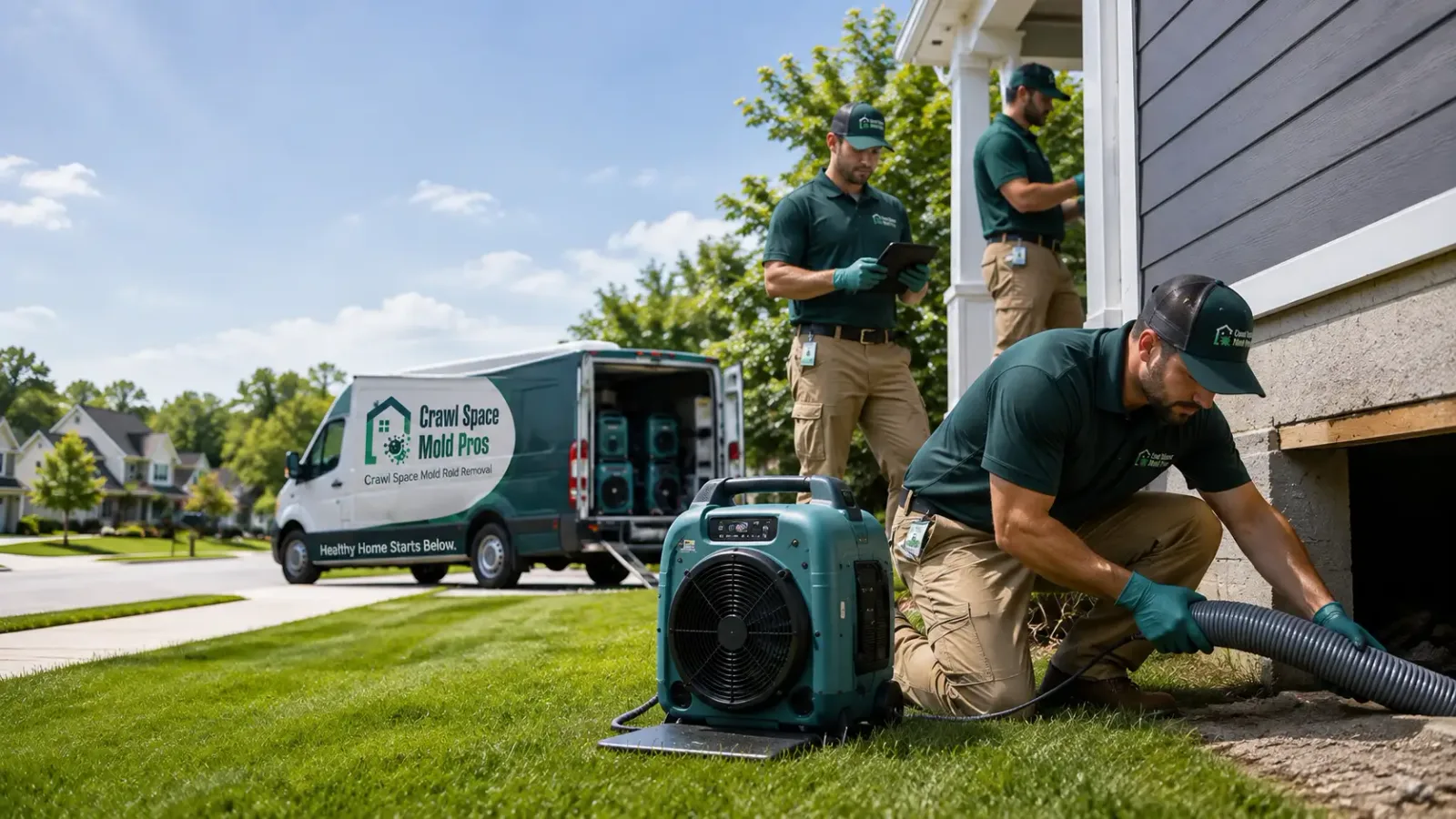 Crawl Space Mold Removal in Munger, MI